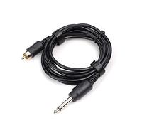 STIGMA Silicone RCA Tattoo Clip Cord for Tattoo Machine 2M Pure Copper Cable Black P351