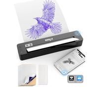 STIGMA Tattoo Transfer Stencil Machine A4 Printer Bluetooth Tattoo Thermal Stencil Machine Copier Drawing Thermal Stencil Maker with 10Pcs Transfer Paper for Tattooing Printing T106S-UK