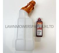 Stihl 1 Litre 2 Stroke Oil Petrol Mixing Bottle & 100ml HP 2 Stroke Oil Genuine