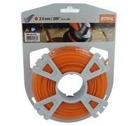Stihl 2.4mm Square Orange Nylon Line Cord x 41m Strimmer Brushcutter Trimmer