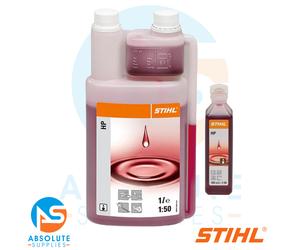 STIHL 2 Stoke Engine Oil 1 Ltr Metering Bottle & One Shot 100ml Oil-Bundle Offer