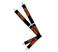 Stihl 8841576 Hosenträger f. Bundhosen with Metallklips, black, 130