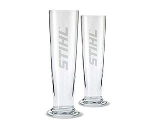 Stihl Beer Glass Set 2 Pcs, Beer Glasses Filling Quantity 0,3l, Gift for Men, Fans and Lovers