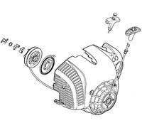 Stihl Blower Fan Housing & Rewind Starter Assembly 4241 080 2107