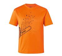 Stihl Dynamic Mg Cool Men's T-Shirt, Mens, T-Shirt, 0088 302 0160, Warnorange, XL