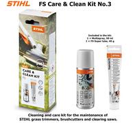Stihl HS No.3 Care and Clean Kit for Strimmers, Brushcutters & Clearing Saws.