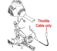 Stihl Kombi Brushcutter Throttle Cable 4144 182 3200