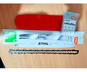 STIHL PETROL CHAINSAWS MS171/180/181/182/211CB-E 14" GUIDE BAR, CHAIN+SCABBARD