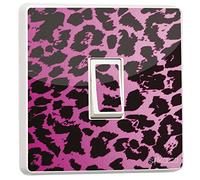 stika.co Pack of 2 Pink Leopard Design, Light Switch Decoration Stickers - Self-Adhesive Stickers - Home Decor Improvements