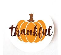 stika.co Pack of 24, 72, 240 Thankful Pumpkin Gourd Stickers, Paper Labels, Crafts Stickers (24)"