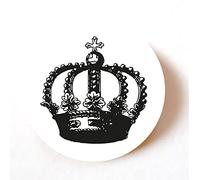 stika.co Pack of 24 Crown Paper Labels, Queen Elisabeth II, Platinum Jubilee Decor Stickers (24)"