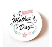 stika.co Pack of 24 Mother's Day Paper Labels - Adhesive Stickers Colourful Decorative Mother's Day Craft Sticker