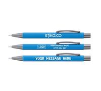 stika.co Personalised Ergo Soft Blue Mechanical Pencil - The Ultimate Writing Instrument for Comfort and Precision - Ideal for School, Work, and Promotional Events (Sample)