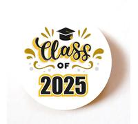 stika.co Set of 24 Graduation 2025, Class of 2025 Paper Labels - Adhesive Colourful Decorative Sticker - Craft Sticker