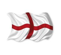 stika.co St George Cross Flag Vinyl Sticker - Self-Adhesive Decal for Cars, Vans, Windows, Laptops and VE Day | Indoor & Outdoor England Flag (Laminated Self-Adhesive Vinyl, 160 x 100mm)