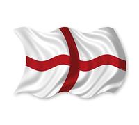stika.co St George Cross Flag Vinyl Sticker - Self-Adhesive Decal for Cars, Vans, Windows, Laptops and VE Day | Indoor & Outdoor England Flag (Self-Adhesive Vinyl, 160 x 100mm)
