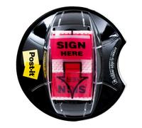 Stikatak Post-It Index 680-Shvr200 25mm X 43.2mm Sign Here Flags Value Pack In Desk Grip Dispenser (200 Sheets)
