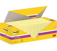 Stikatak Post-It Super Sticky Notes Canary Yellow, Value Pack Of 12 + 12 Free Pads, 90 Sheets Per Pad, 76 mm X 76 mm, Yellow Color - Extra