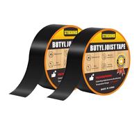STIKBOND Joist Tape 50MM x 15M 2 Rolls,Waterproof and Anti-Corrosion Flashing Tape for Wood Deck, Joist, Beams, Roofs, RV, Doors