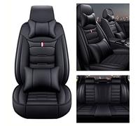 STIKY Car Seat Covers for Chrysler 300/300C, All Weather Custom Car Seat Cover Leather Front Rear Seat Protectors Non-Slip Vehicle Seat Covers,Luxurious_Set-D_Black