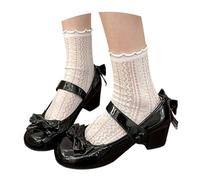 Stiletto Heels Women Round Toe Heels Ladies Elegant Bow Work and Professional Settings Ideal for Creating a Polished Appearance - Perfect for Elegant Evening Wear Black