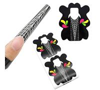 Stiletto Nail Forms for Gel Builder Acrylic 100Pcs Extra Long, LEA-SHALL