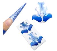 Stiletto Nail Forms for Gel Builder Acrylic 100Pcs Extra Long, LEA-SHALL