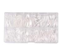 Stilettos/Almond Fake Nails 500pcs Press on Nail Clear Tips Full Cover Acrylic False for Nail Extension Full Cover Artificial