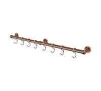 Stiley Living 600mm Kitchen Utensil Rail with 8 Hooks (Antique Copper)