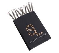 Stiley Living Countersunk Screws - Flat Head, Stainless Steel, Corrosion Resistant, Phillips Drive, Decorative Fixings - Pack of 10 (Stainless Steel, 5mm x 30mm)