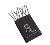 Stiley Living Countersunk Screws - Flat Head, Stainless Steel, Corrosion Resistant, Phillips Drive, Decorative Fixings - Pack of 10 (Stainless Steel, 3.4mm X 50mm)