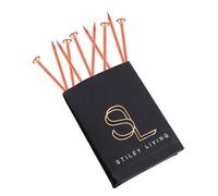 Stiley Living Countersunk Screws - Flat Head, Stainless Steel, Corrosion Resistant, Phillips Drive, Decorative Fixings - Pack of 10 (Polished Copper, 3.4mm X 50mm)
