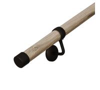 Stiley Living Drift Wood Stair Handrail Kit - Internal Wooden Banister Rail, Wall Mounted Drift Wood Stair Rail with Brackets & Fixings, Easy Fit Indoor Handrail System - 3.6M
