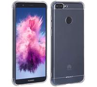 StilGut Bumper Compatible with Huawei P Smart (2019) Made of Smooth Plastic, Transparent
