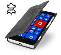 StilGut exclusive Leathercase UltraSlim for Nokia Lumia 1020 in Book Type Style, black