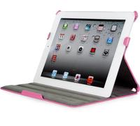 StilGut Ultraslim Case, with Smart-Cover Function Support and Stand for original Apple iPad 3rd & 4th Generation Wifi + 4G 16, 32, 64 GB, pink