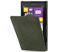 StilGut UltraSlim Genuine Leather Case for Nokia Lumia 1020, Old Style Lawn Green