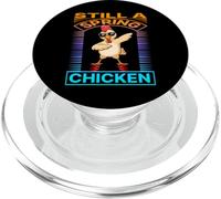 Still A Spring Chicken Funny Rooster Bounce Retro Farmer PopSockets PopGrip for MagSafe