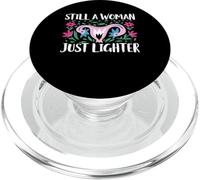 Still A Woman Just Lighter Hysterectomy Awareness Uterus PopSockets PopGrip for MagSafe