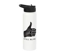 Still Alive Thumbs Up Graphic T-Shirt (Daredevil Proof) Stainless Steel Insulated Water Bottle