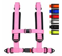 Still Animals 4 Point Safety Harness For UTV/Side By Side | Adjustable For All Ages and Sizes (Pink)
