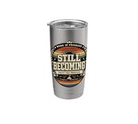 Still Becoming Trust The Process Vintage Motivational Gift. Stainless Steel Insulated Tumbler