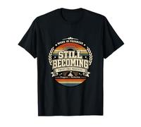 Still Becoming Trust The Process Vintage Motivational Gift. T-Shirt