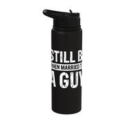 Still Bi When Married to A Guy Stainless Steel Insulated Water Bottle