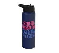 Still Bi When Married to A Guy Stainless Steel Insulated Water Bottle