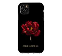 Still Blooming Minimalist Flower, Elegant Red Floral Design Case for iPhone 11 Pro Max