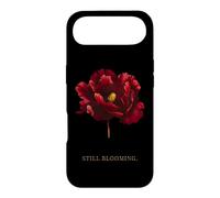 Still Blooming Minimalist Flower, Elegant Red Floral Design Case for iPhone Air