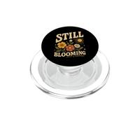 Still Blooming Vintage Retro Flower Design PopSockets PopGrip for MagSafe