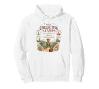 Still Collecting Stamps Never Stopped Exploring Travel Lover Pullover Hoodie