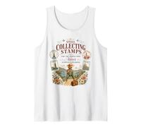 Still Collecting Stamps Never Stopped Exploring Travel Lover Tank Top